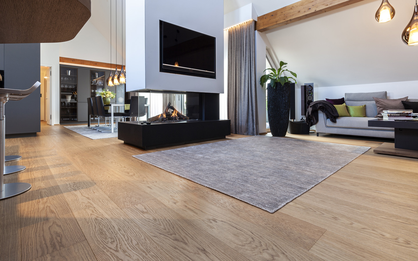 Noble penthouse with château floorboards - Adler Parkett